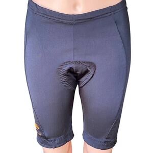 NIKE Echelon Black & Purple Cycling Compression Padded Bike Shorts ~ Men's LARGE